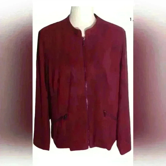 Alfani Jackets & Blazers - Alfani Faux Suede Jacket Size L